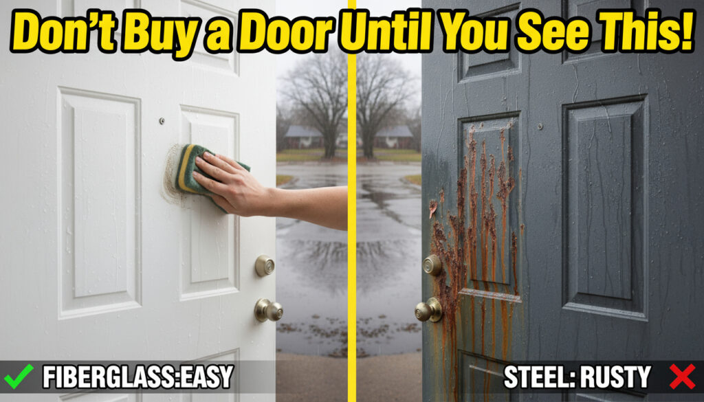 fiberglass vs steel entry doors